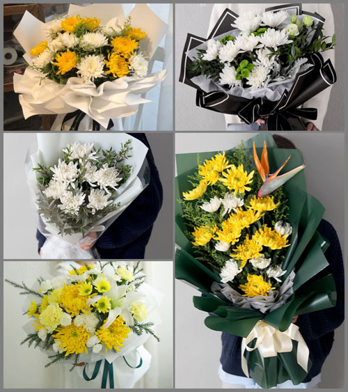 广东江门市开平市龙胜镇官渡村白事花束代送